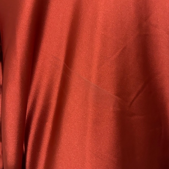 Sachin and Babi Red Satin Midi Dress - Picture 4 of 6